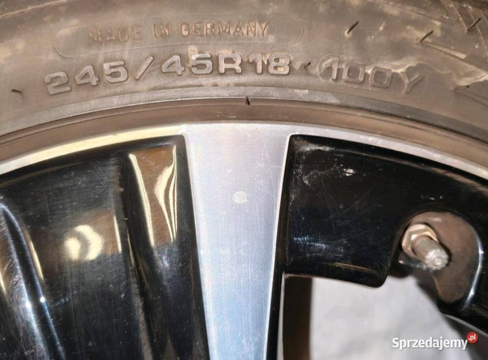 Koła letnie Mercedes 24545 R18 zachodniopomorskie Pyrzyce sprzedam