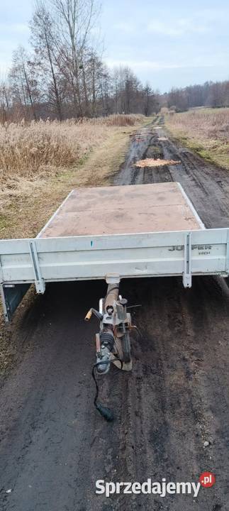 Przyczepa dwuosiowa laweta aluminiowa sprzedam