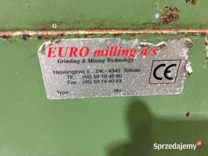 Śrutownik ssący bijakowy Euro Milling nieuszkodzony