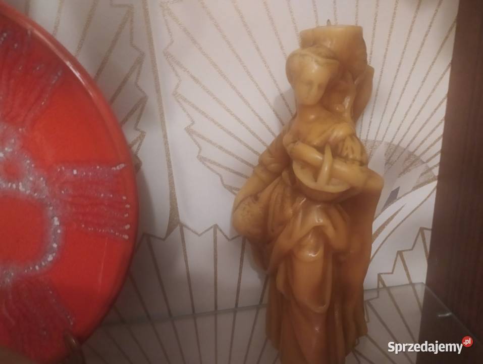 Stara świeca figuralna Szczecin