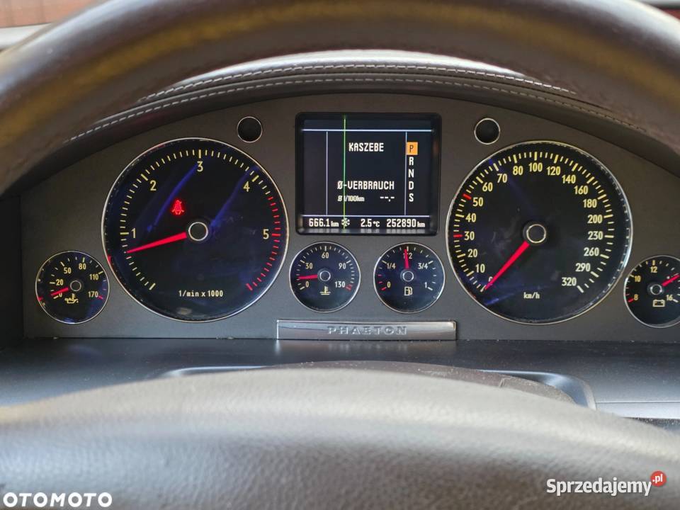 Volkswagen Phaeton 50 V10 TDI 4MOTION ASR (kontrola trakcji) Kościerzyna