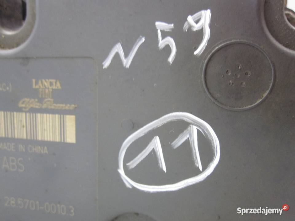 FIAT DOBLO II 13r pompa ABS 51924795 Pompy hamulcowe świętokrzyskie