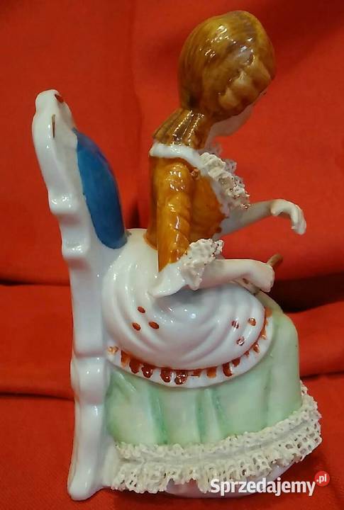 Figurka porcelana dama Słupca