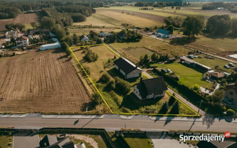 Dom i budynek usługowy 200 m2 działka 4 335 m Osipy-Wydziory Pierwsze