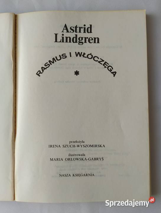 RASMUS i WŁÓCZĘGA Astrid Lindgren Hajnówka