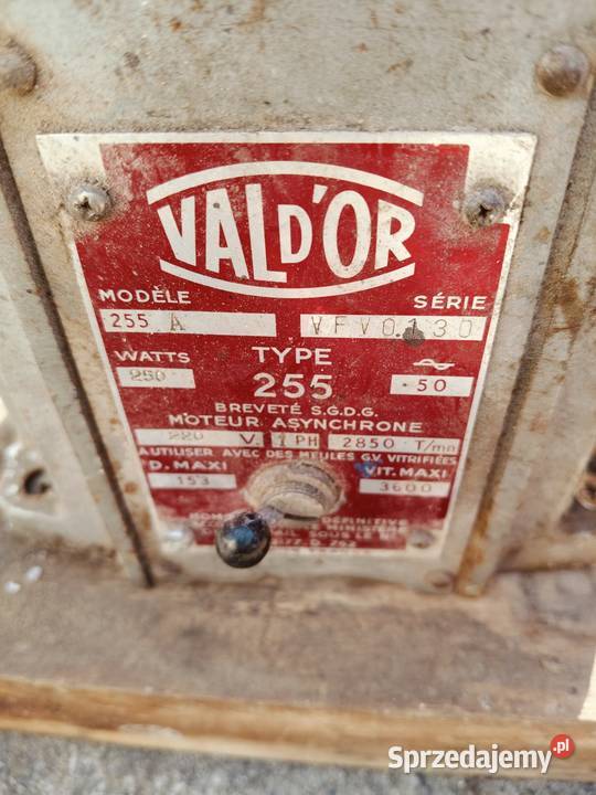 Solidna ciężka szlifierka stołowa Valdor Sandomierz