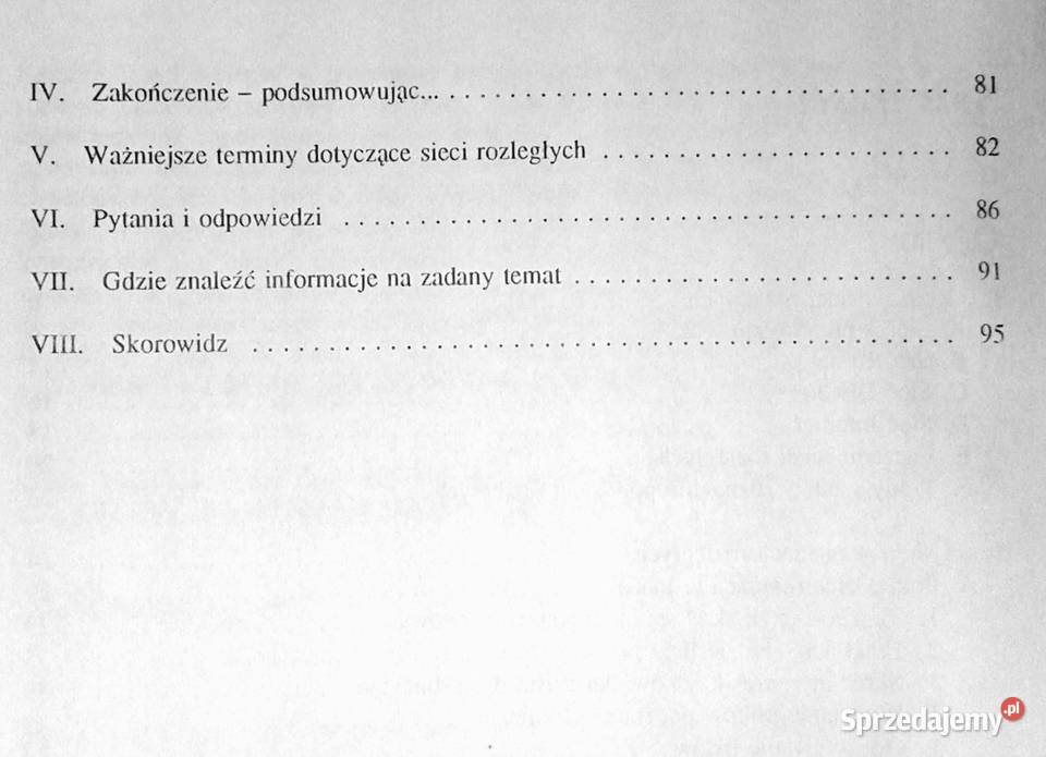 Przewodnik sieciach rozległych Jacek Piotrowski Chełm sprzedam