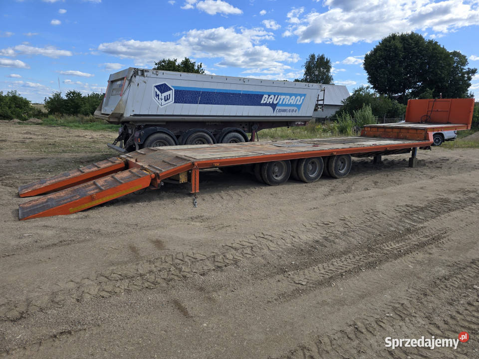 Naczepa niskopodwoziowa TRAILOR S 363 EL SZEROKA