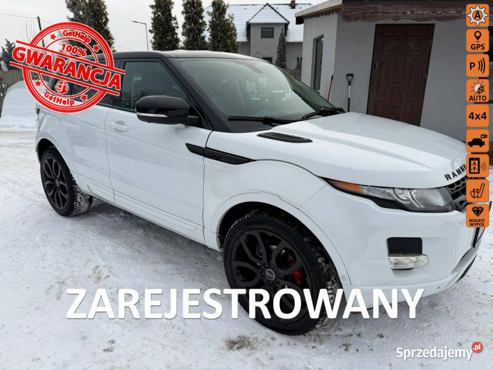 Land Rover Range Rover Evoque 4x4 automat navi gniazdo AUX Zbąszyń