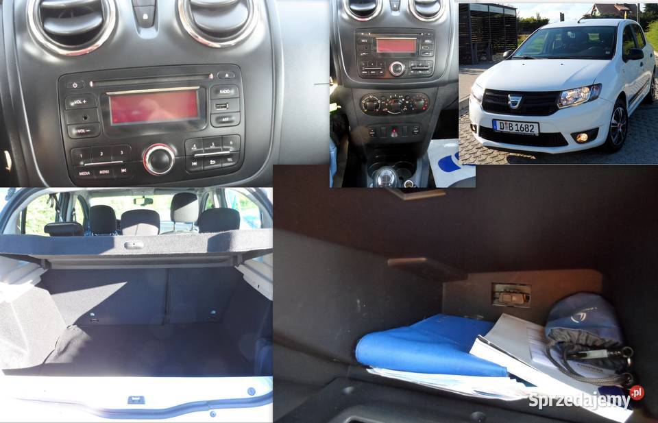 Dacia SANDERO 1090Przebieg 54 SerwisLPG Landi CD Nowe Brzesko