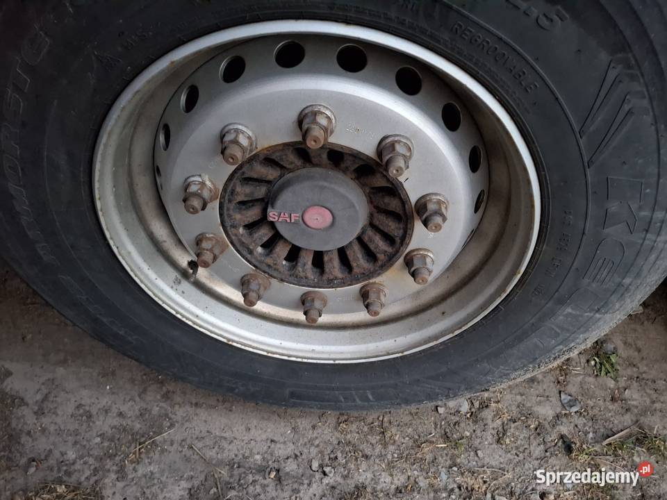 Naczepa firanka krone osie Saf wahacz intrax Krone Krzywda