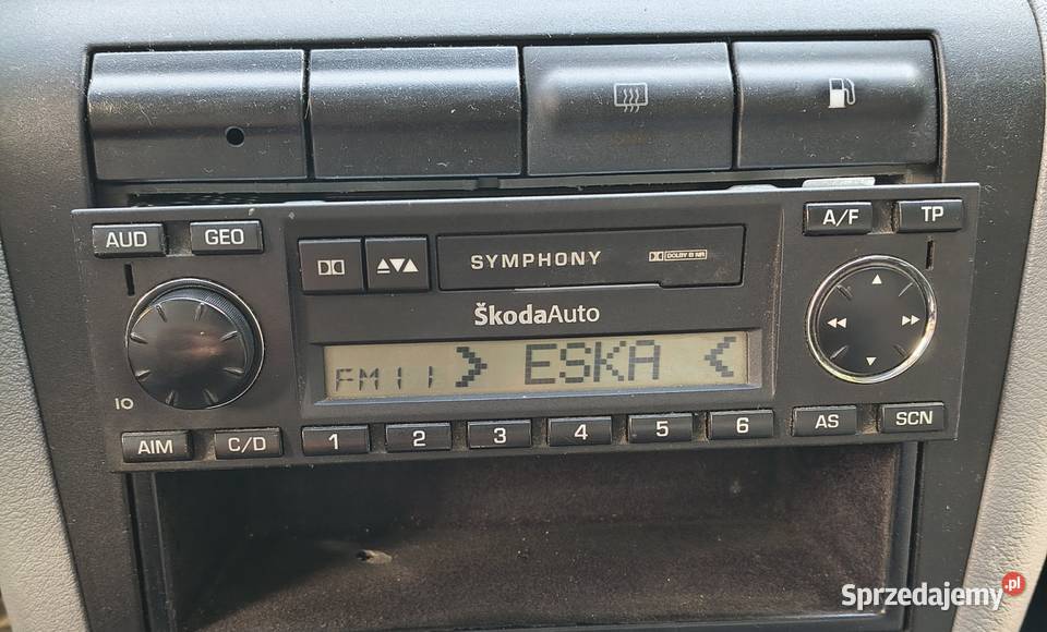 Radio samochodowe Skoda 1U0035161D Raniżów