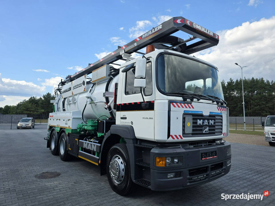 MAN 6x4 WUKO MULLER CANALMASTER KOMBI DO Samochody ciężarowe Daleszyce