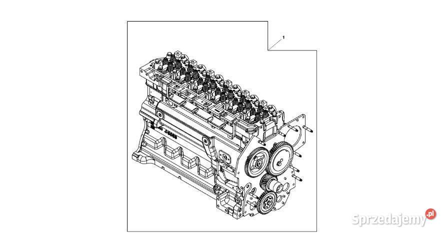 John Deere 9470RX Zespół bloku komplet reg
