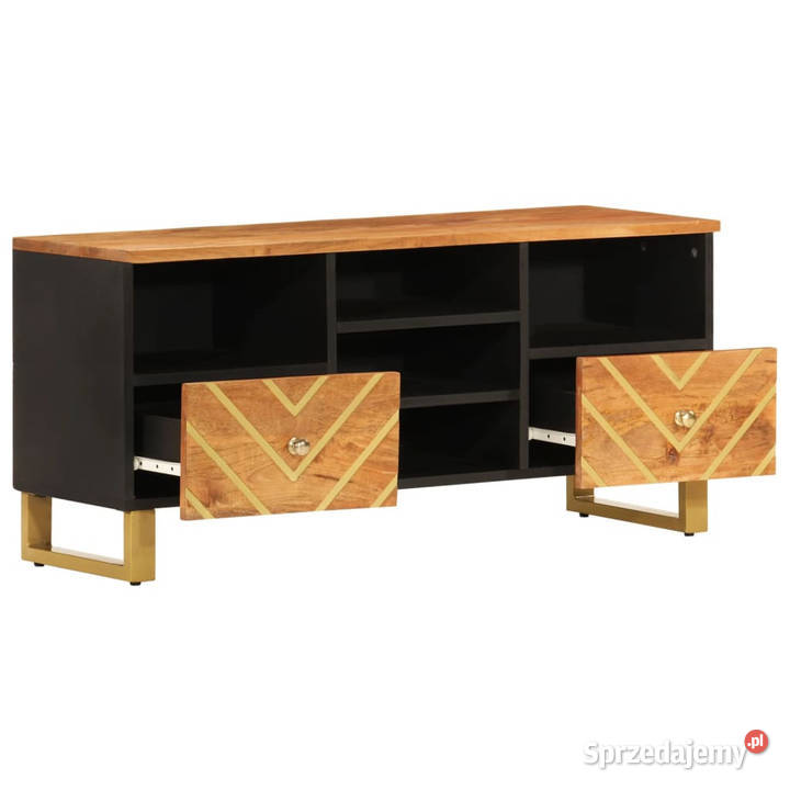 Szafka pod TV brązowoczarna 100x335x46 lite mazowieckie Warszawa