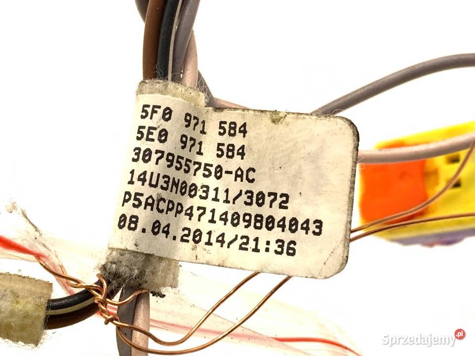 WIĄZKA TAŚMY AIRBAG SKODA SUPERB II Poduszki powietrzne