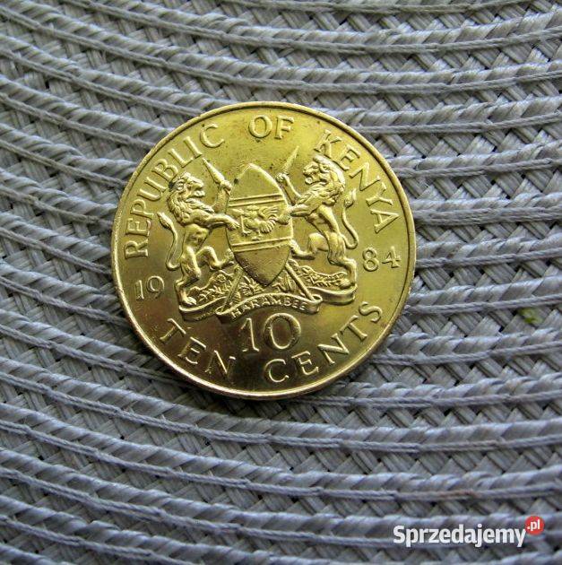 Kenia 10 Cent 1984r