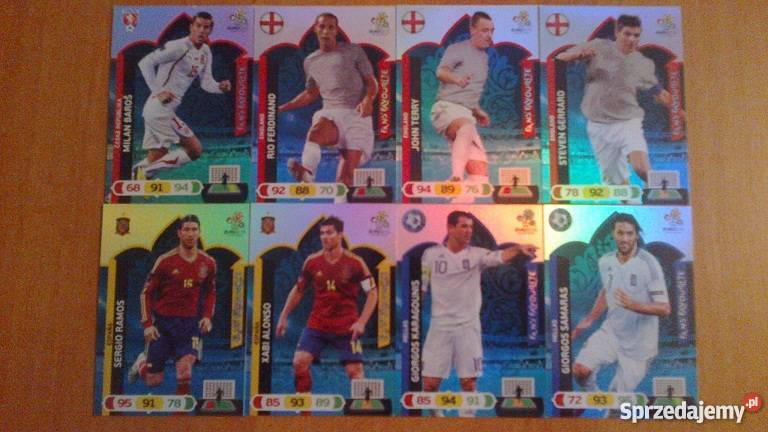 Karty piłkarzy sportowe EURO 2012 Panini adrenal dolnośląskie sprzedam