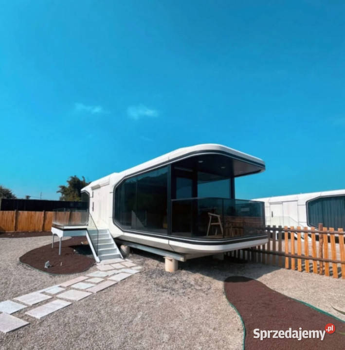 Nowoczesny Luksusowy Dom Kapsułowy Całoroczny wielkopolskie Urbanie