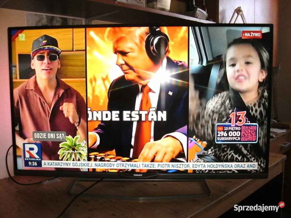 Philips LED 42 Smart TV z WiFi 3D Ambilight Karlino sprzedam