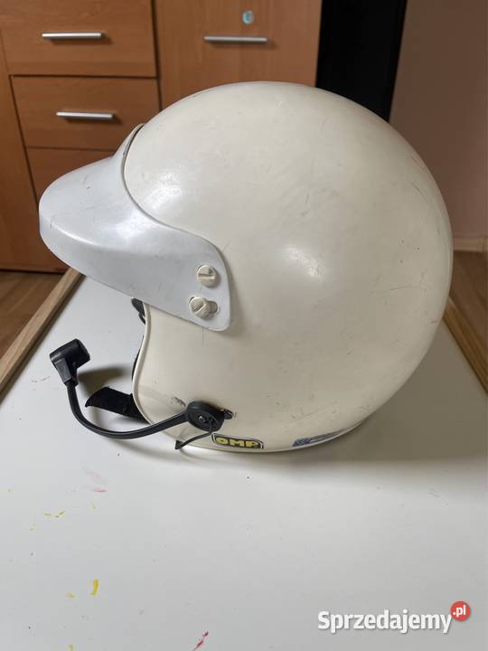 Kask z intercomem OMP rajdowy kart Radawiec Duży