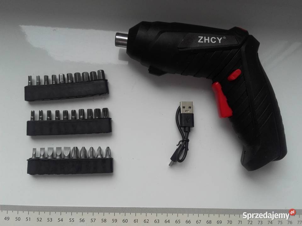 Wkrętak akumulatorowy 42V ZHCY w walizce z Bydgoszcz