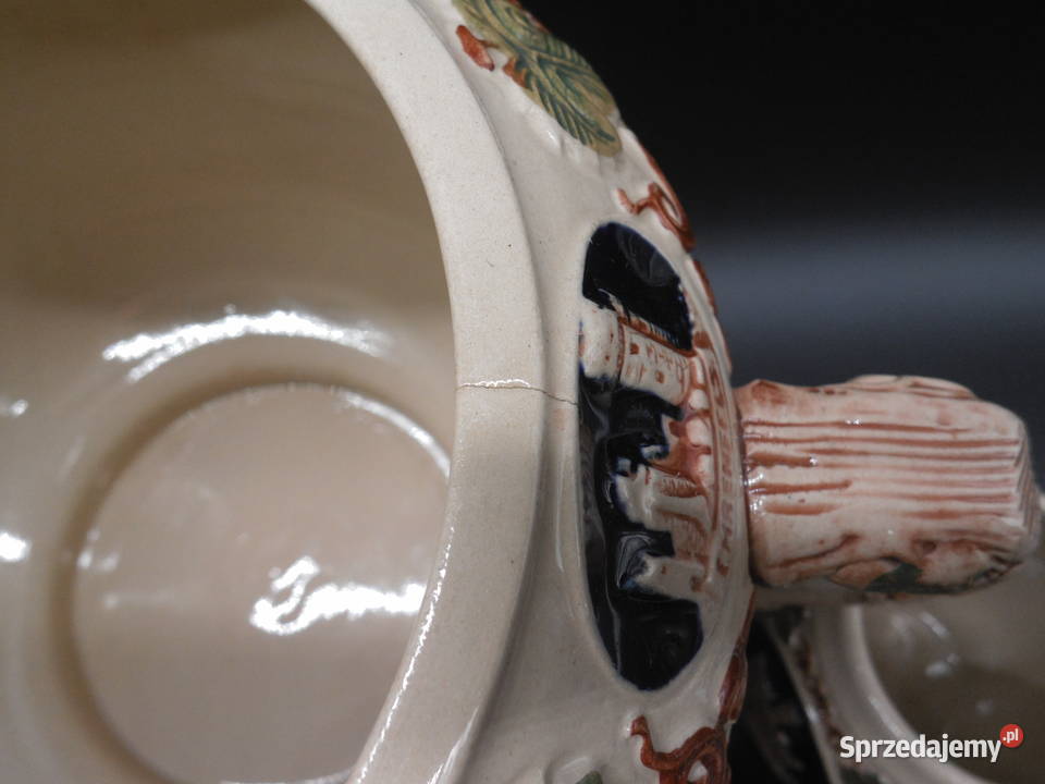 Zabytkowy niemiecki zestaw do ponczu grzańca Raszków