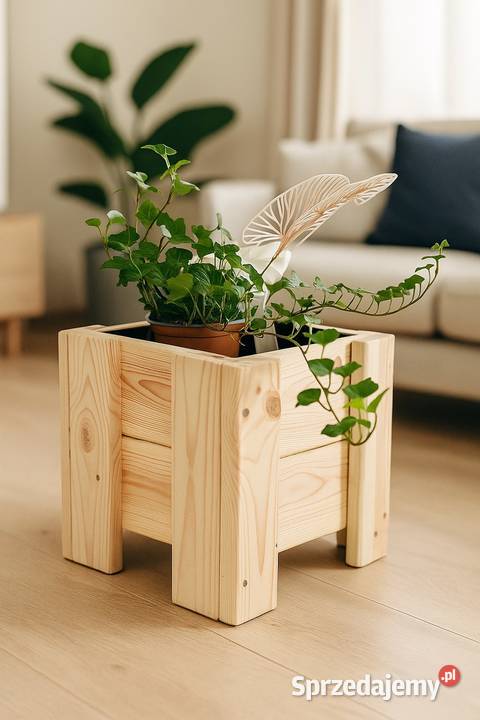 Drewniane donice ogrodowe domowe solidne na Banino