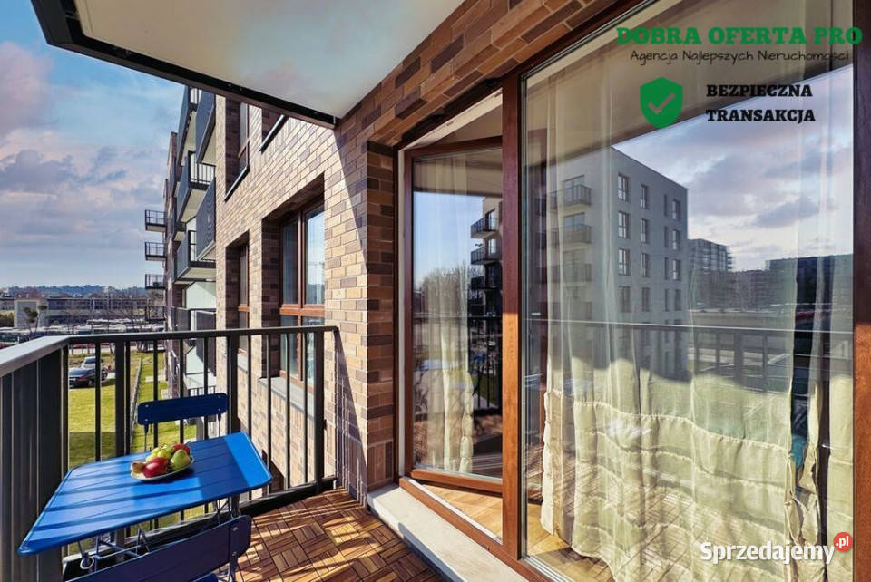 2 pokoje wysoki standard Hallera balkon Gdańsk