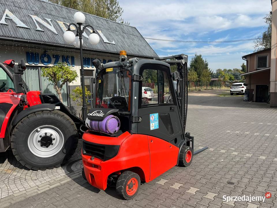 Wózek widłowy LINDE H20T duplex kabina 391 gaz Wózki widłowe Brzeźnica