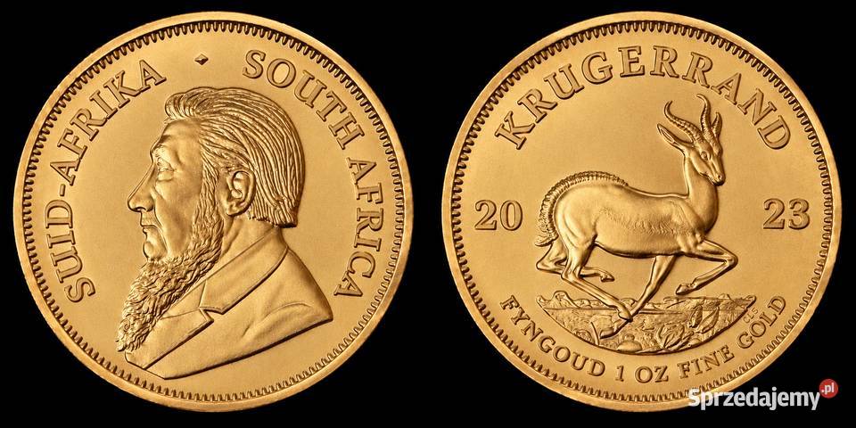 Złota moneta Krugerrand 1 oz Numizmatyka mazowieckie Pruszków