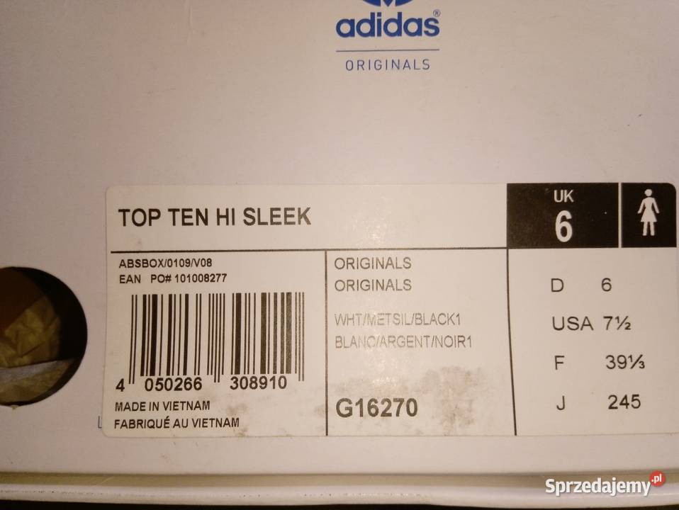 Buty sportowe damskie Adidas skóra rozmiar 39 5 sprzedam