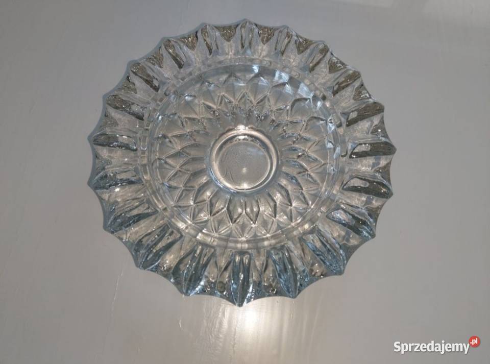 Popielnica popielniczka kryształowa duża gruba zachodniopomorskie Kołobrzeg