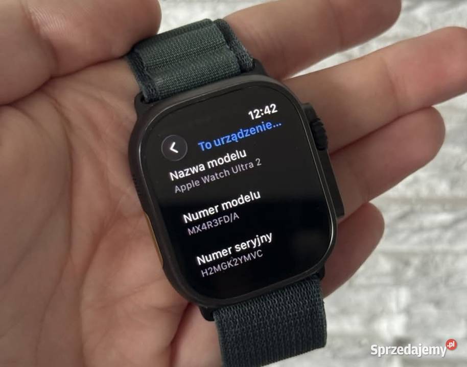 Apple Watch Ultra 2 49mm czarny tytan Kłodzko