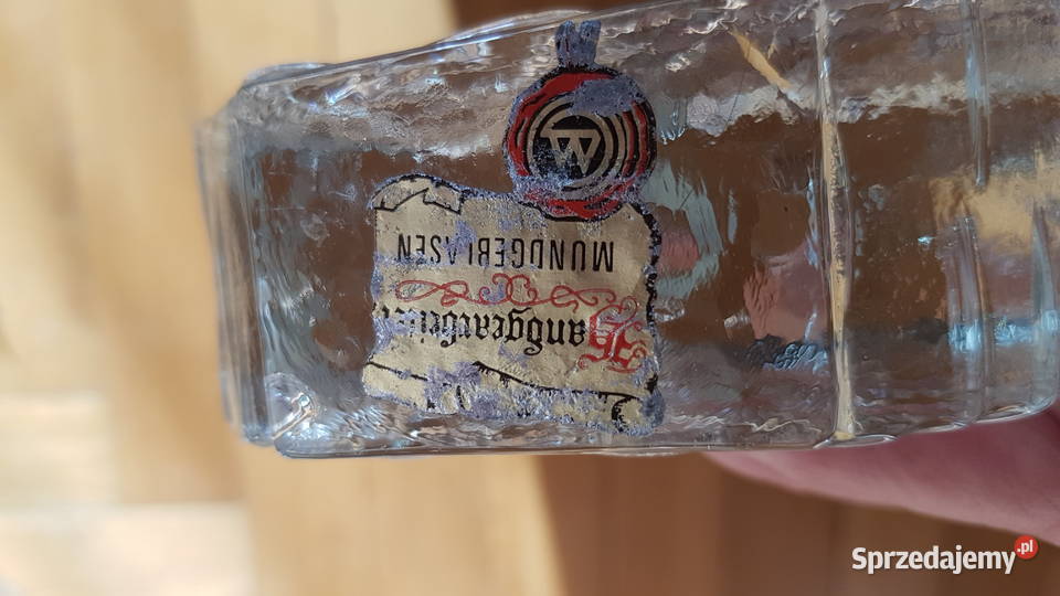 Mundgeblasen Handgearbeitet wazon Myszków