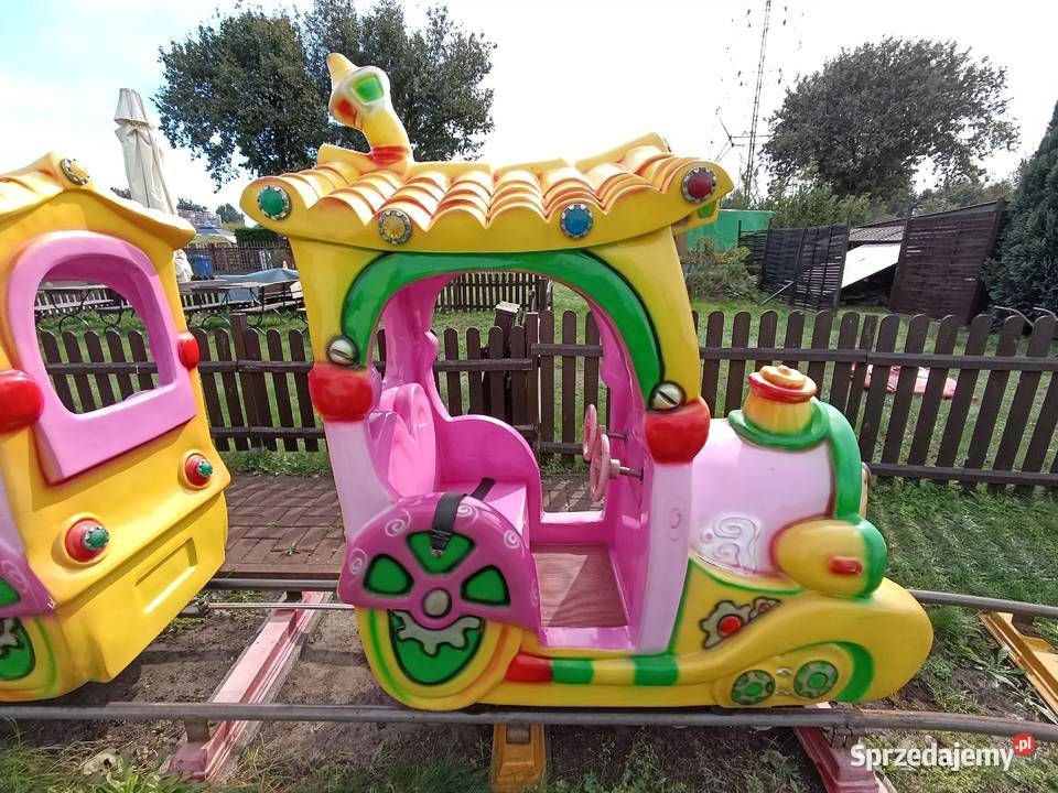 Kolejka urządzenie zarobkowe lunaparków śląskie Dąbrowa Górnicza