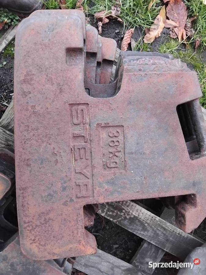Obciążniki Steyr 9 sztuk kujawsko-pomorskie Napole
