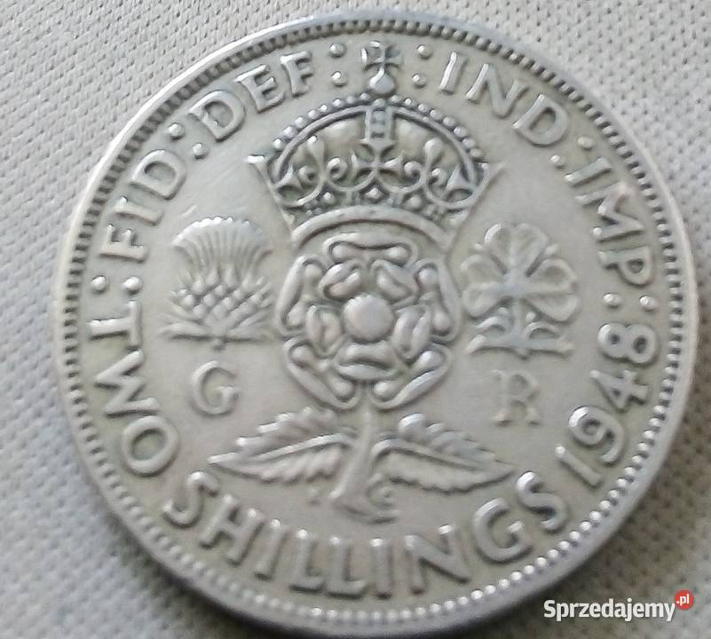 WIELKA BRYTANIATWO SHILLINGS1948 r Legionowo