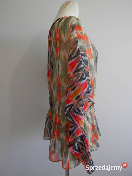 Tunika Plażowa Pareo Narzutka Kimono Zwiewna Łomża