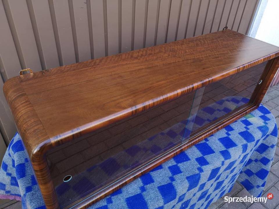 Półka Szafka Witryna Wisząca ARTDECO Orzech Swarzędz sprzedam