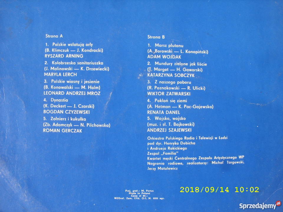 LP folk FPZ KOLOBRZEG 80PREMIERY Wołów