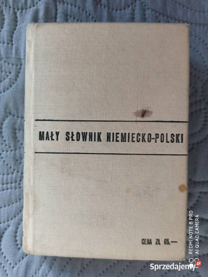 MAŁY SŁOWNIK POLSKONIEMIECKI I NIEMIECKOPOLSKI Warszawa
