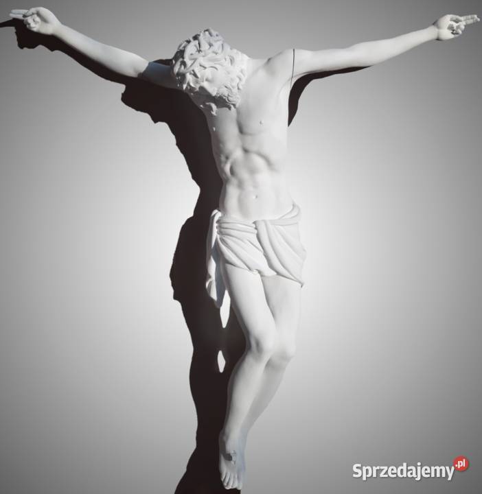Duża figura Pan Jezus na Krzyżu Rzeźba 245 Lublin