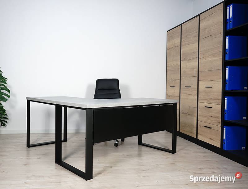 Biurko narożne prawe LOFT blenda Beton 160 Biłgoraj