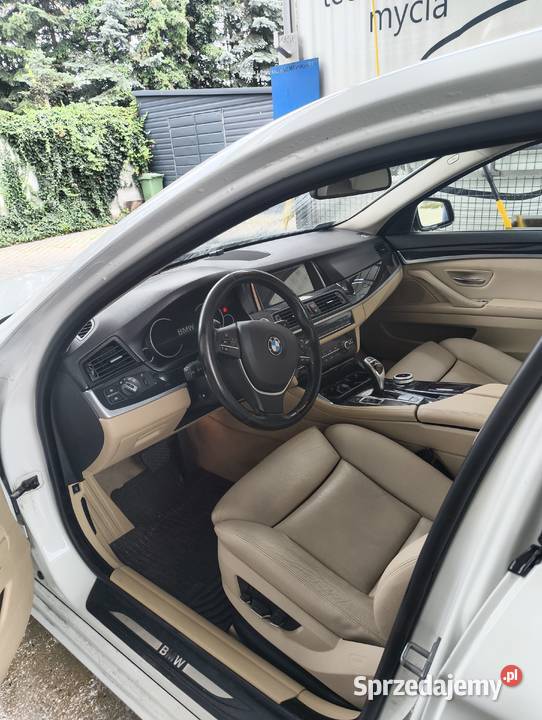 BMW 520i F10 2013 Biały diamentZadbanyGotowy do benzyna Seria 5 Aleksandrów Łódzki