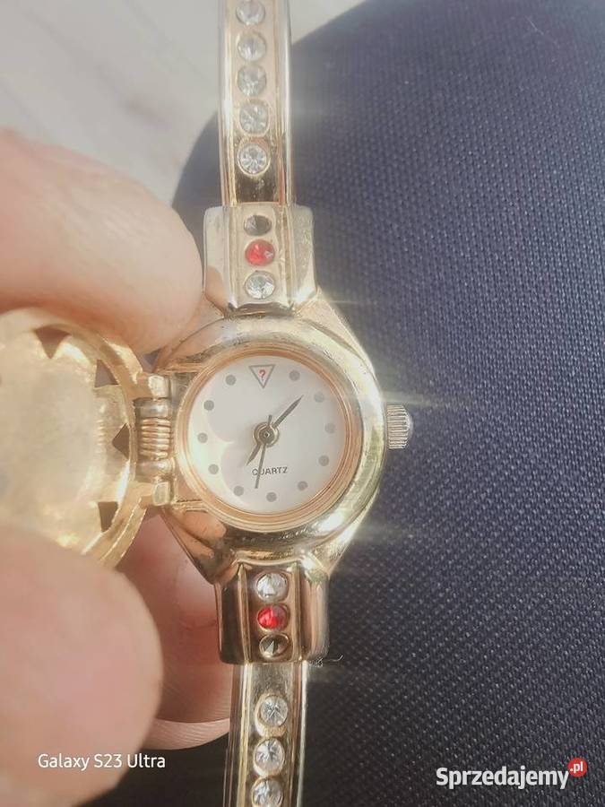 Guess Złoty Zegarek Bransoleta Ukryta Tarcza Olsztyn