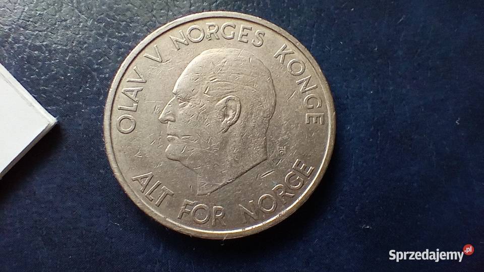 Stare monety 5 koron 1963 Norwegia Numizmatyka Lesko