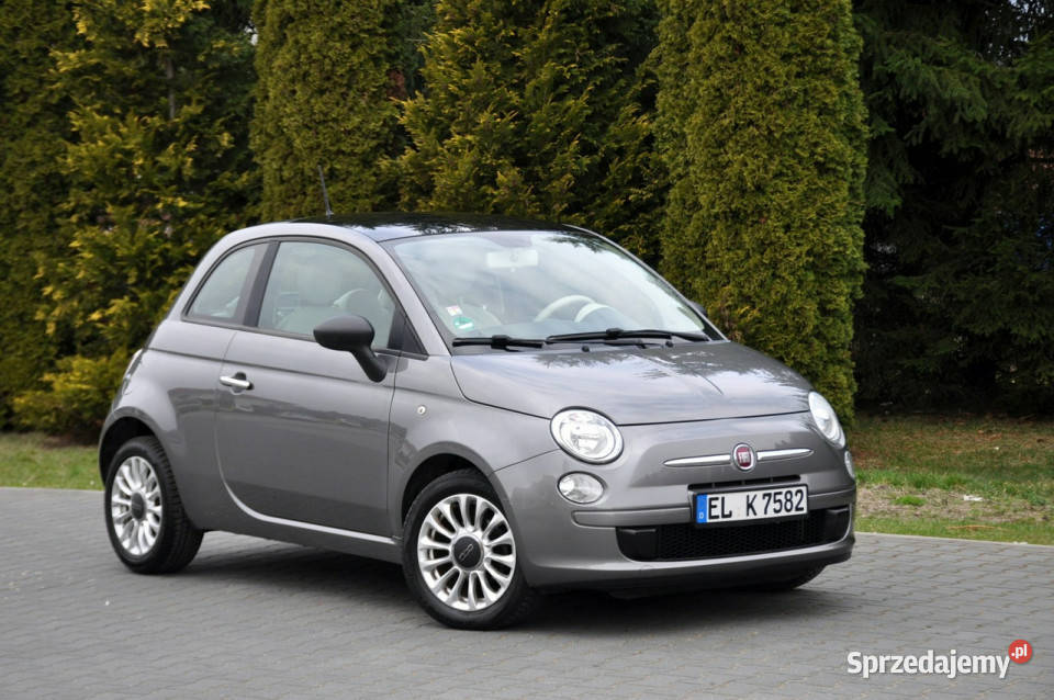 Fiat 500 12i69PanoramaKlimatyzacjaWelurChromI 500 Ostrów Mazowiecka sprzedam