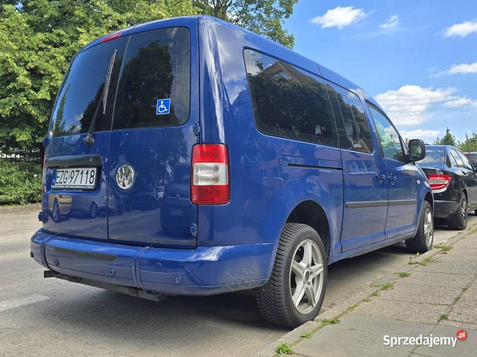 VW Caddy POJAZD DO PRZEWOZU OSOBY 191500km Zgierz