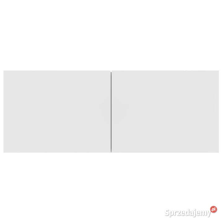 vidaXL Ścienne szafki TV 2 białe 80x30x30 mazowieckie sprzedam